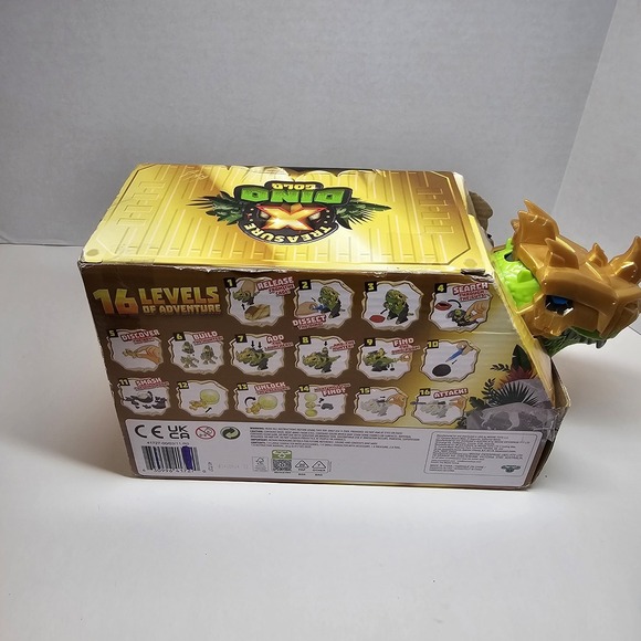 Treasure X Dino Gold Battle Rex Dissection Toy Complete In Box - Picture 5 of 15